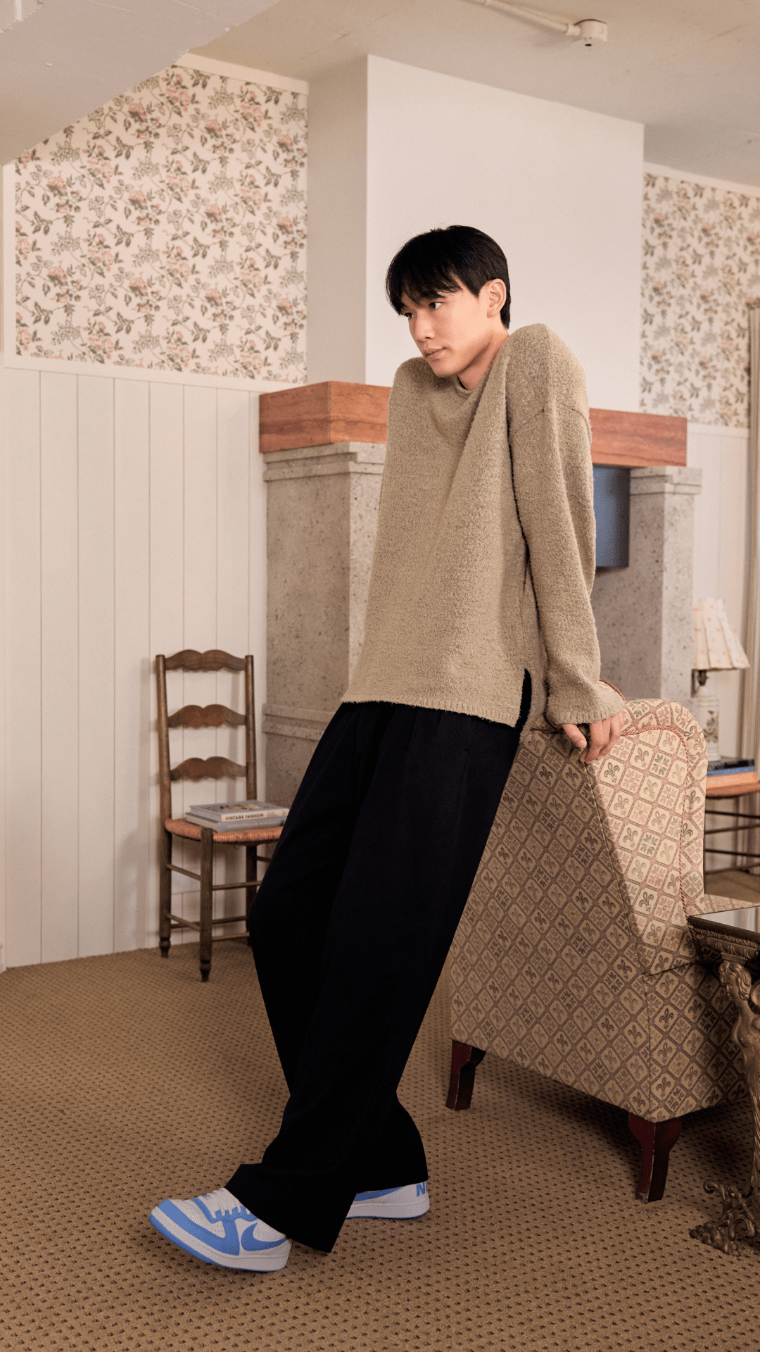 university blue snkrs