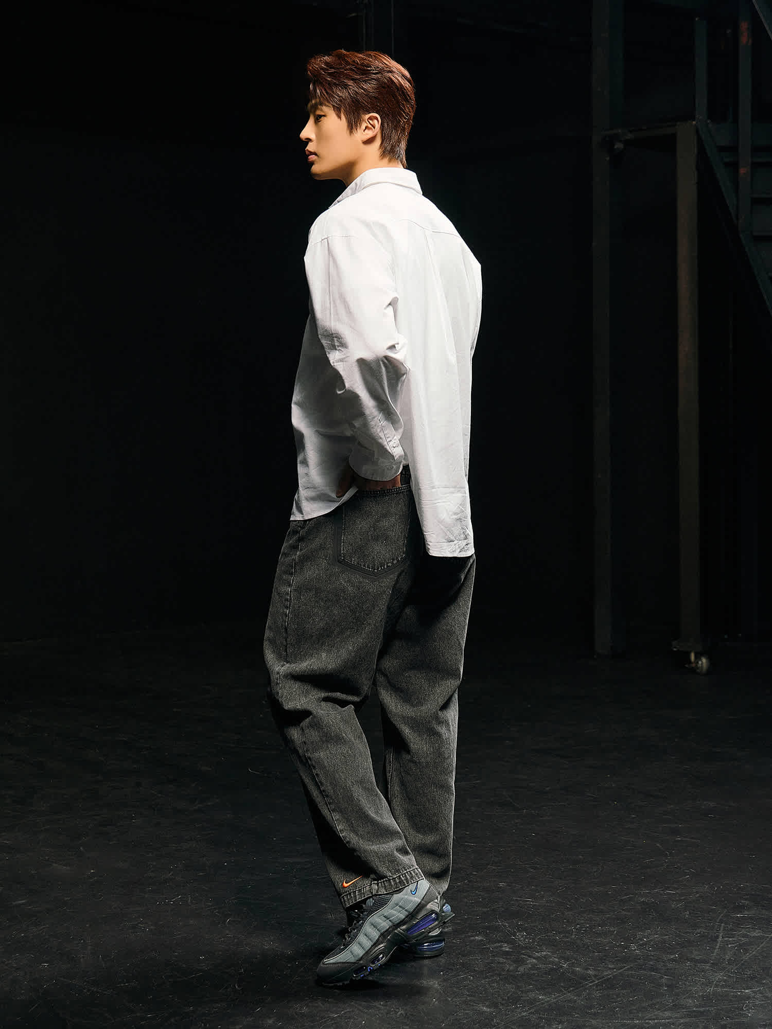 Рубашка мужская Nike Club Long-Sleeve Oxford Top