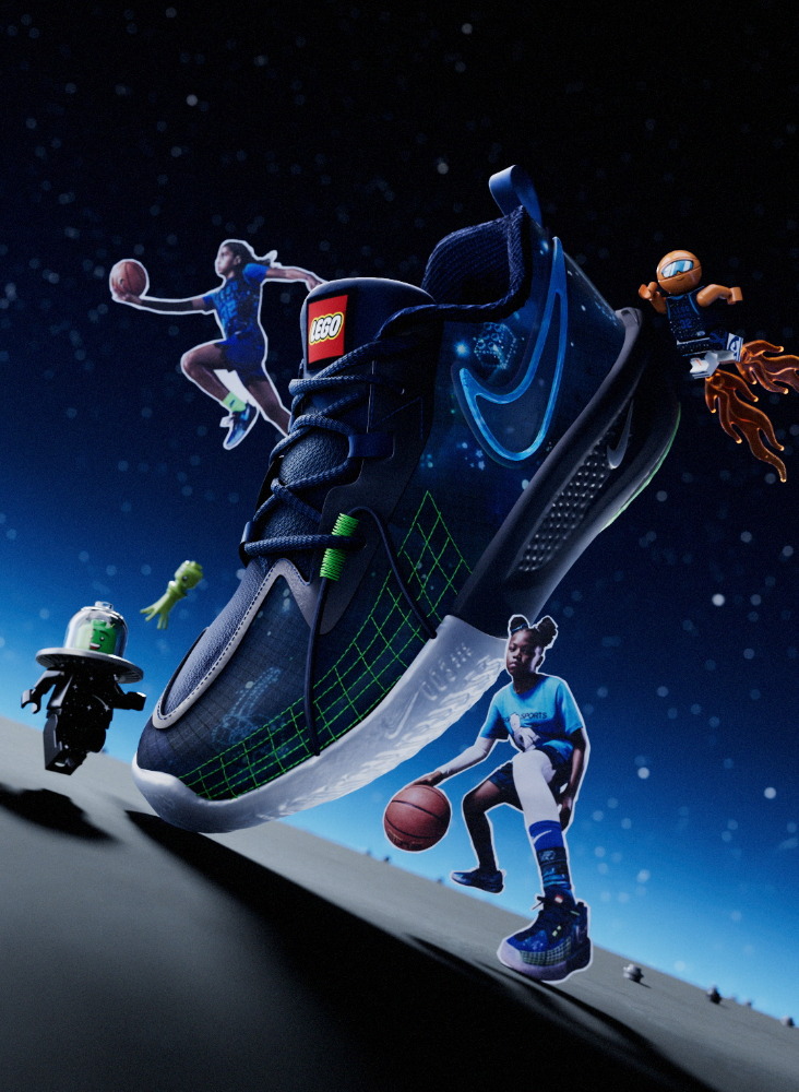 Nike G.T. Cut 3 x LEGO® Collection Big Kids' Basketball Shoes