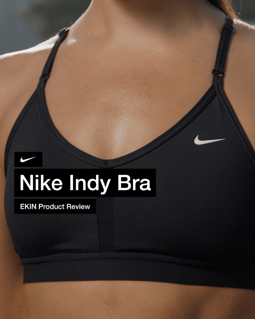 NIKE TRAINING Nike INDY - Sports Bra - Women's - white/black