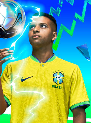 NIKE　ブラジル代表　ユニフォーム風Tシャツ　M　 NIKE - FIT
