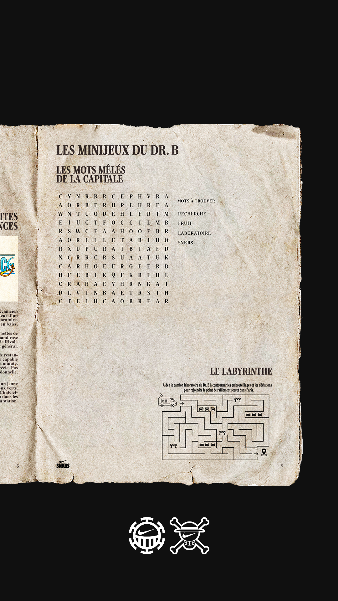 SNKRS gazette: Les fruit du démon débarquent à Paris
