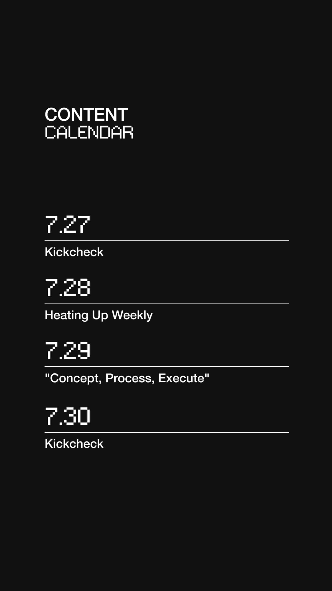 This Week in SNKRS 7.25-7.31