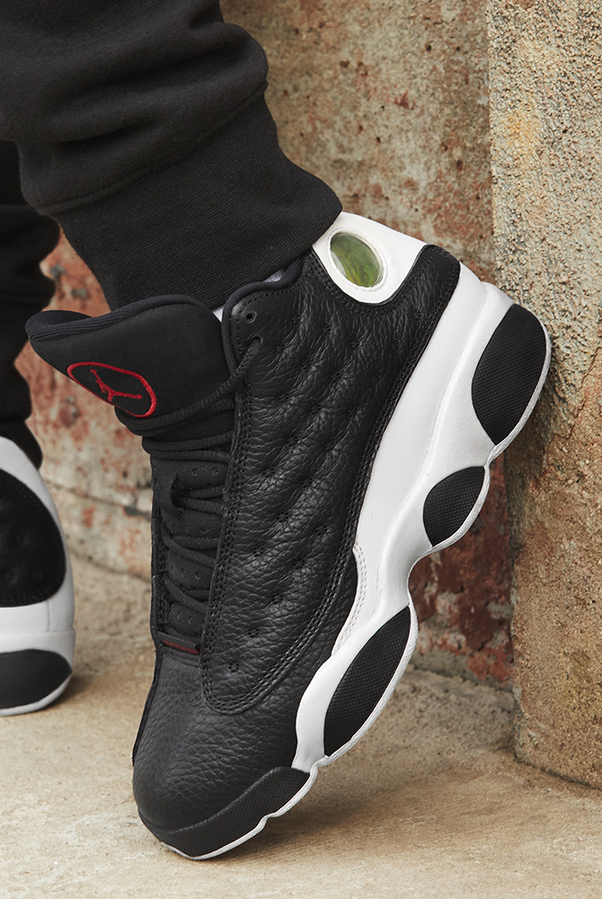 Air Jordan 13 Black Cat Retro Sneaker On Feet Review 