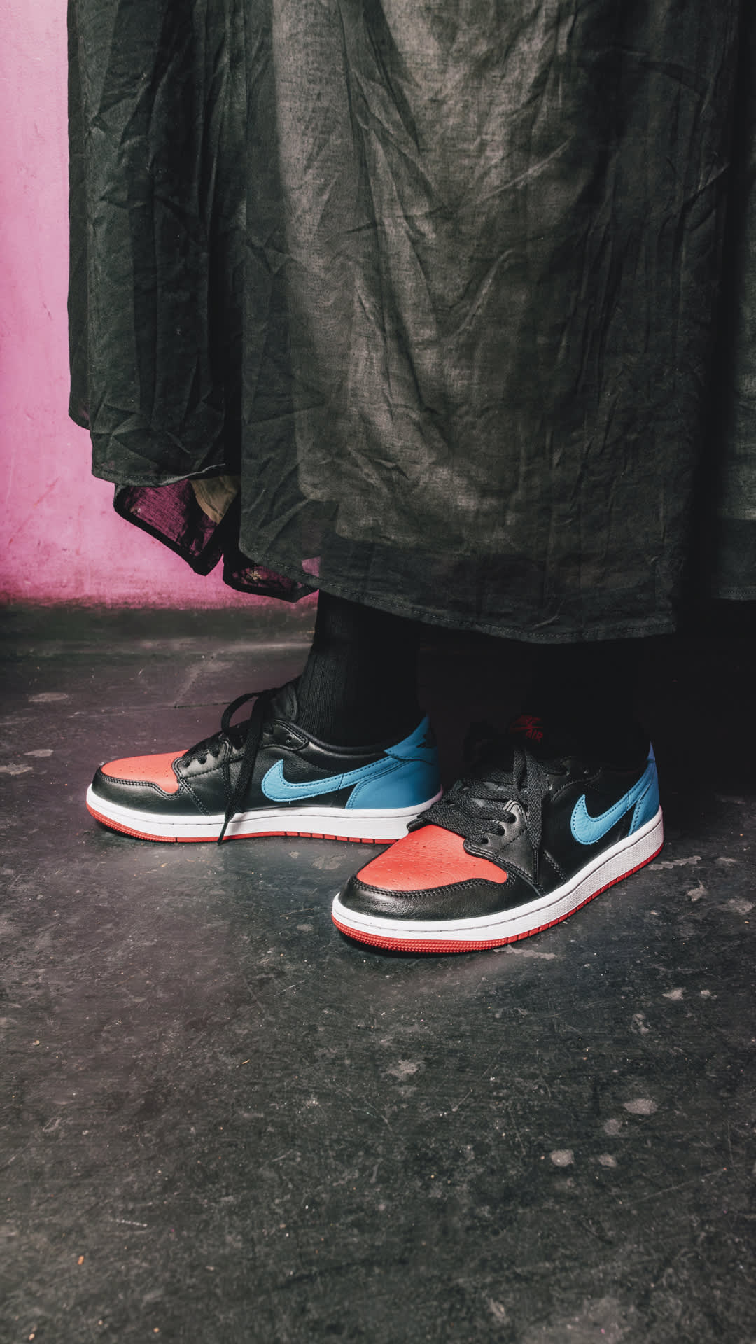 【NIKE公式】WMNS AIR JORDAN 1 RETRO LOW OG 'NC to Chi' TCR -Communities- @代官山UNIT