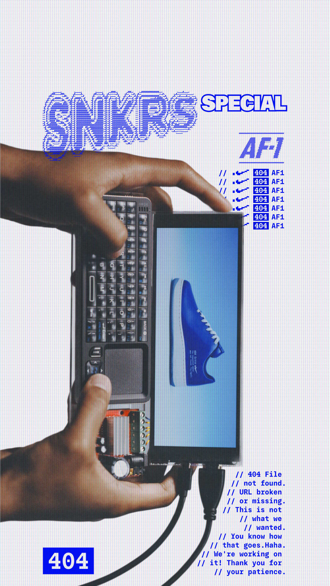Buty SNKRS Special: Air Force 1 Low '404'