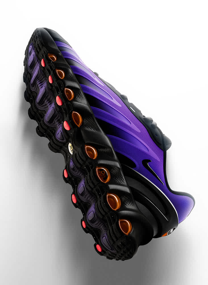 purple nike air max trainers