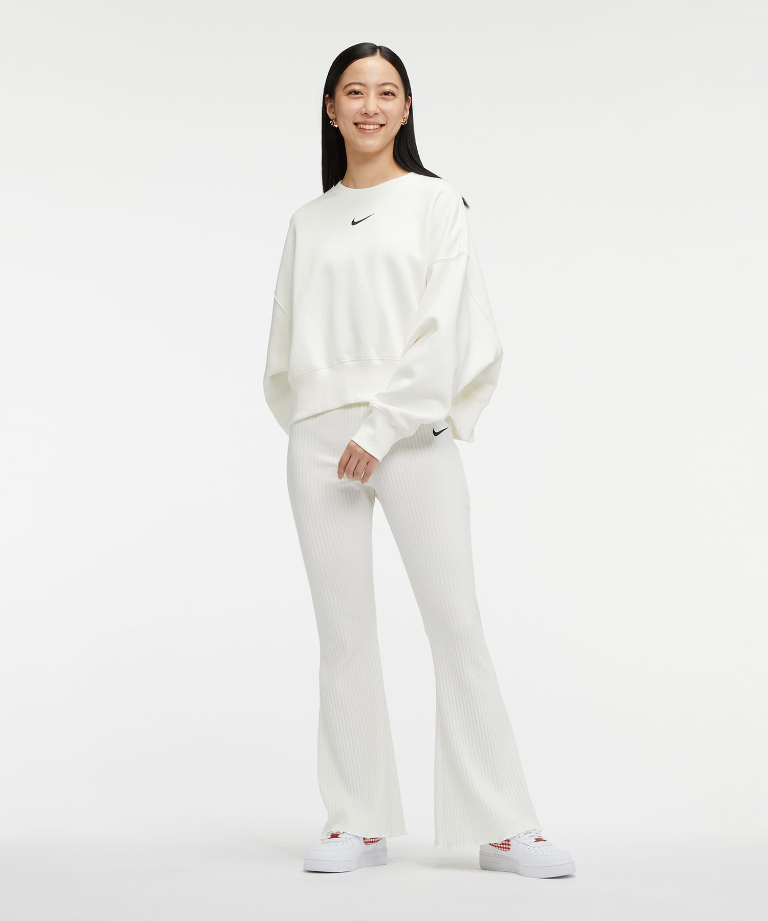 Nike Sportswear Women's High-Waisted Ribbed Jersey Pants. Nike JP