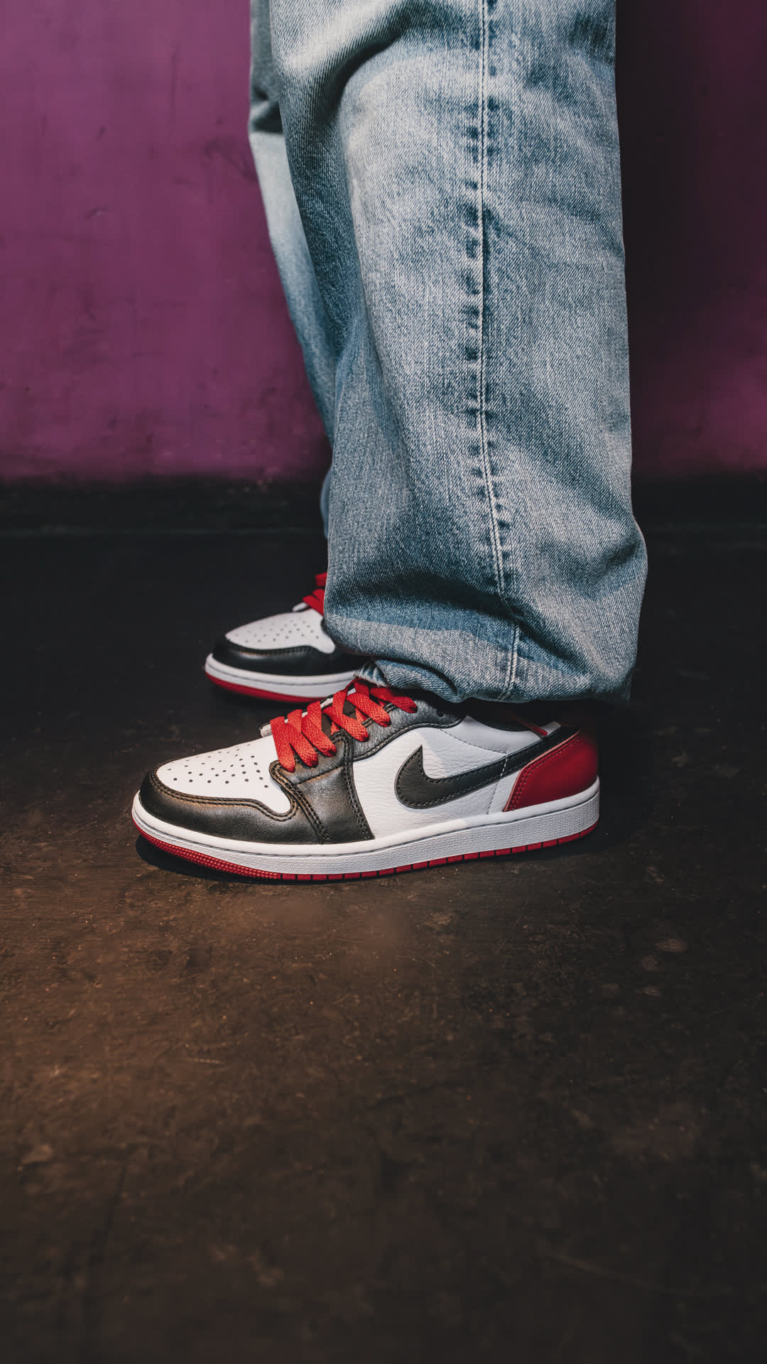 AIR JORDAN 1 RETRO LOW OG 'Black Toe' TCR -Communities- @‌Daikanyama UNIT