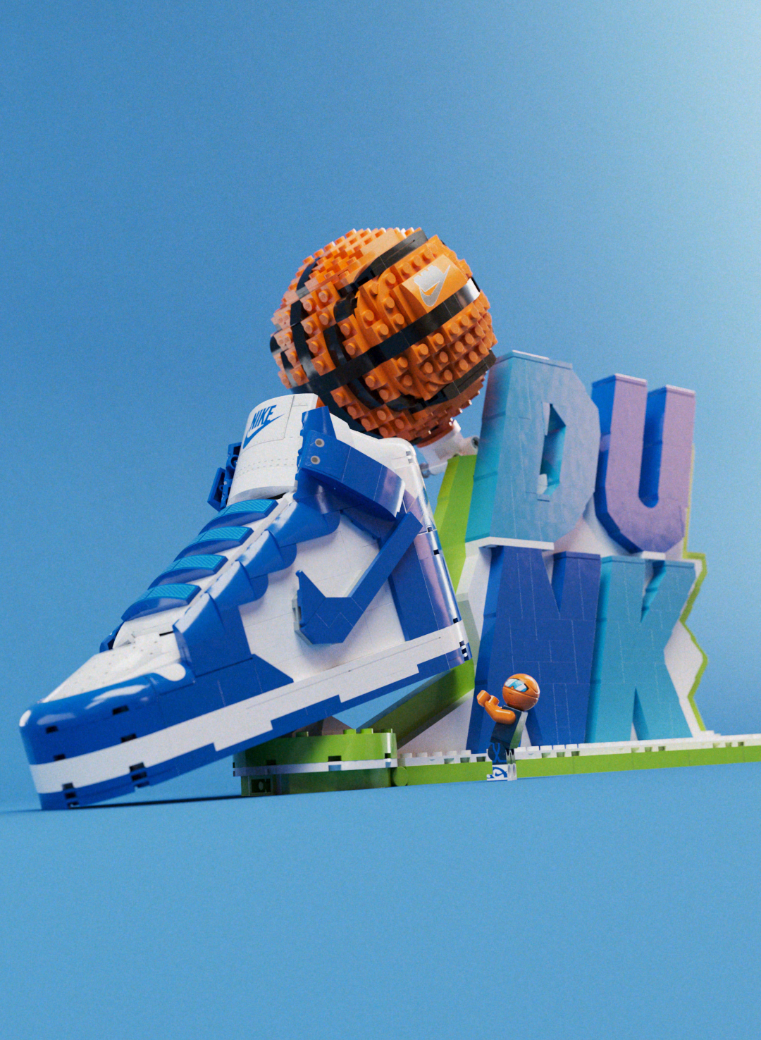 ナイキ　ダンク　フィギュア　6セット NIKE公式】ナイキ ダンク x レゴ® セット スニーカー組立キット