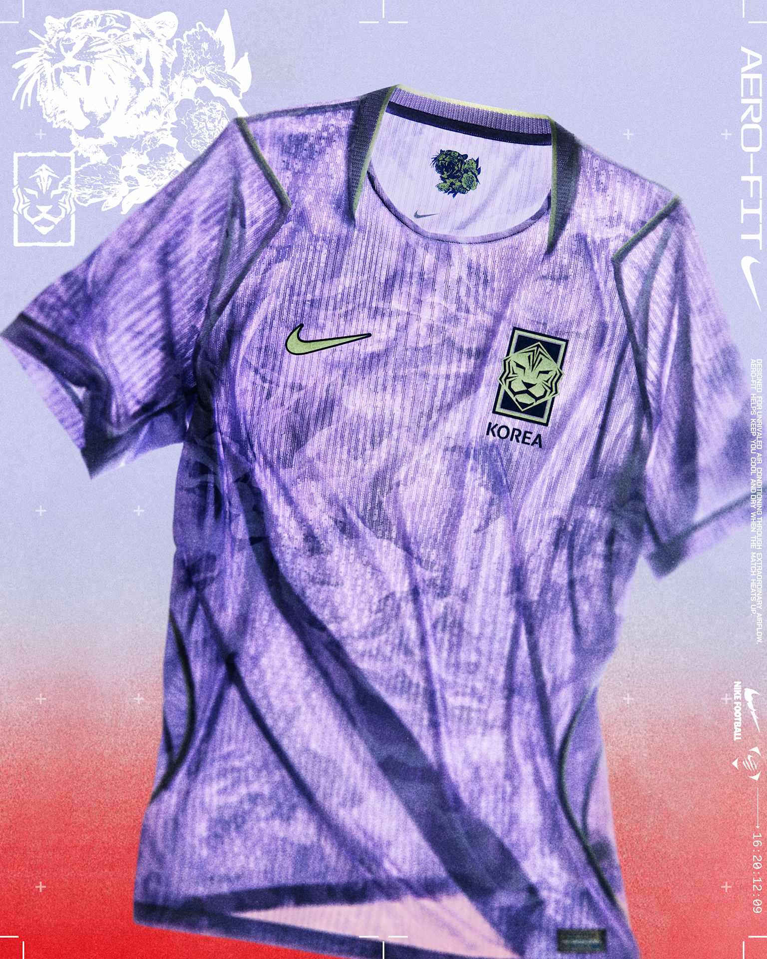 Korea 2026 Match Away Men's Nike Aero-FIT Football Authentic Shirt