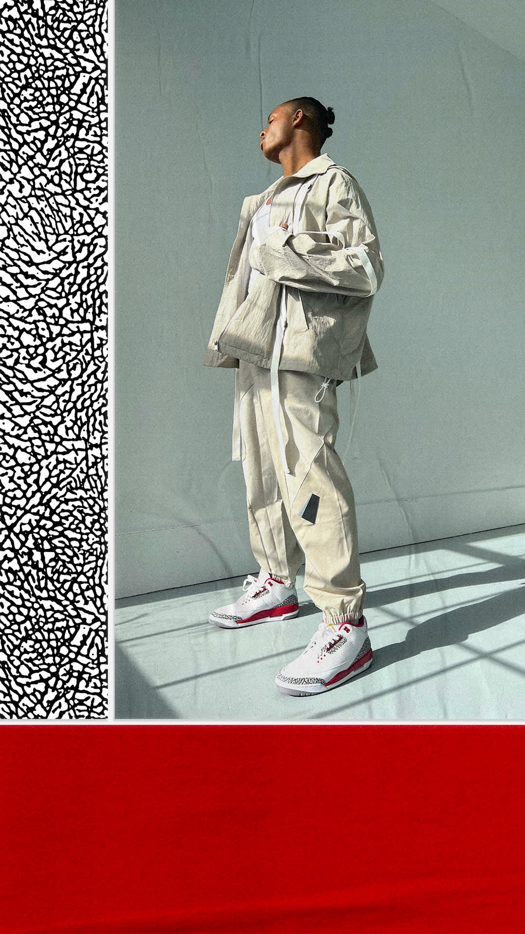 Retrofitting : Air Jordan 3 « Cardinal Red ».