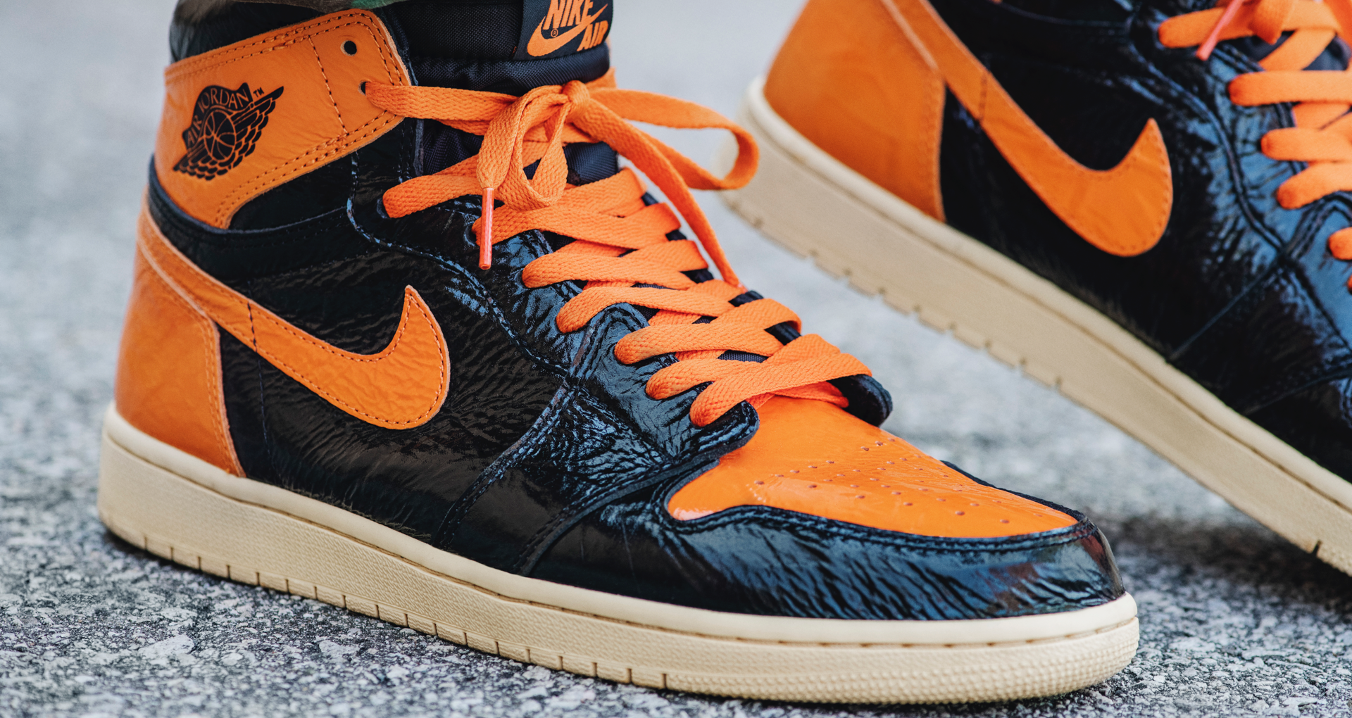 Купить Черно Оранжевые Кроссовки