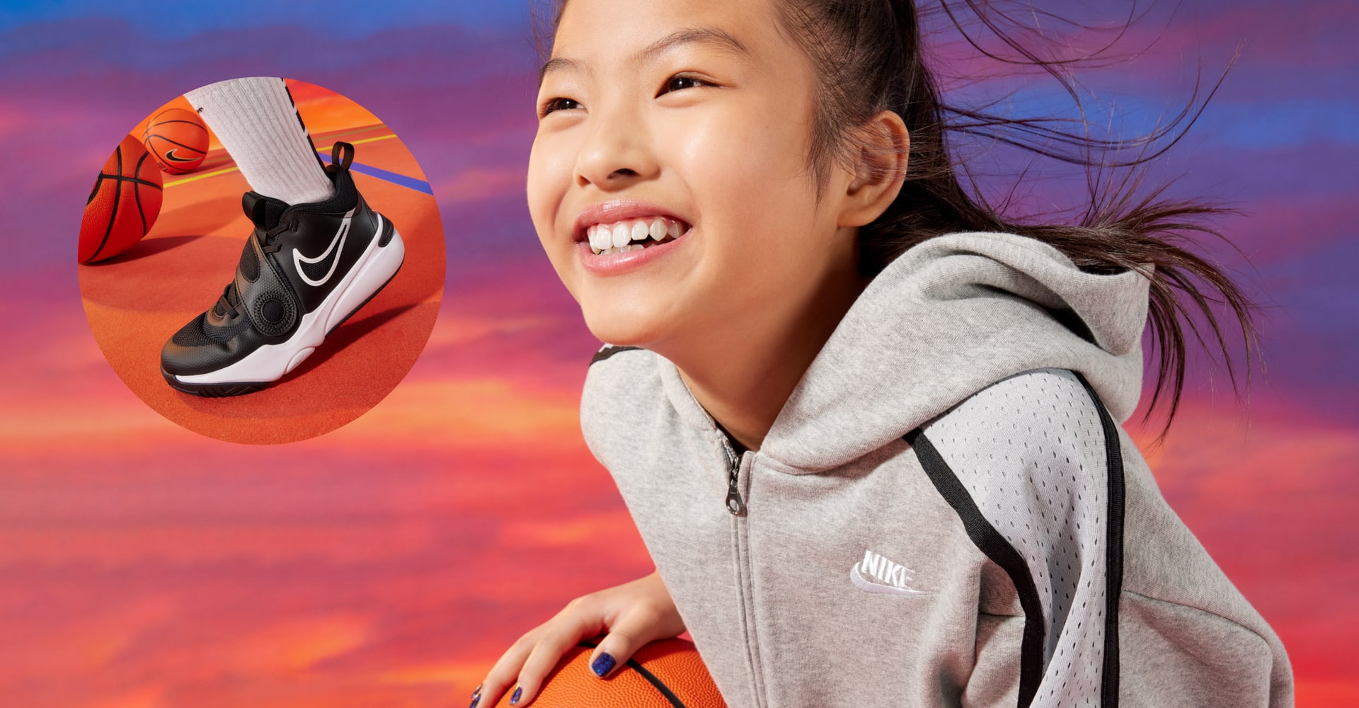Scarpa da basket Nike Team Hustle D 11 – Ragazzi. Nike CH