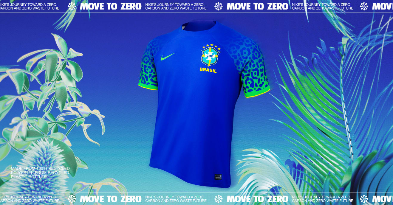  Nike 2022-2023 Brazil Away Football Soccer T-Shirt