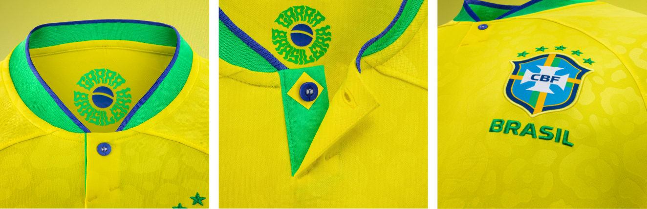 Brazil Home Stadium Jersey 2022/23 Men`s – Footzilla