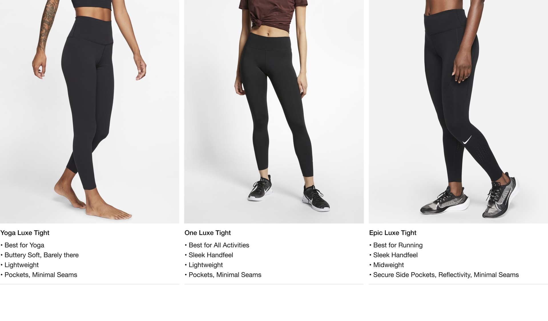 Nike Yoga Dri-FIT Luxe 7/8 Leggings Black/Sanddrift/Iron Grey