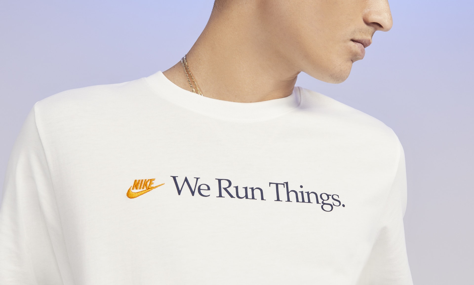nike we run things shirt