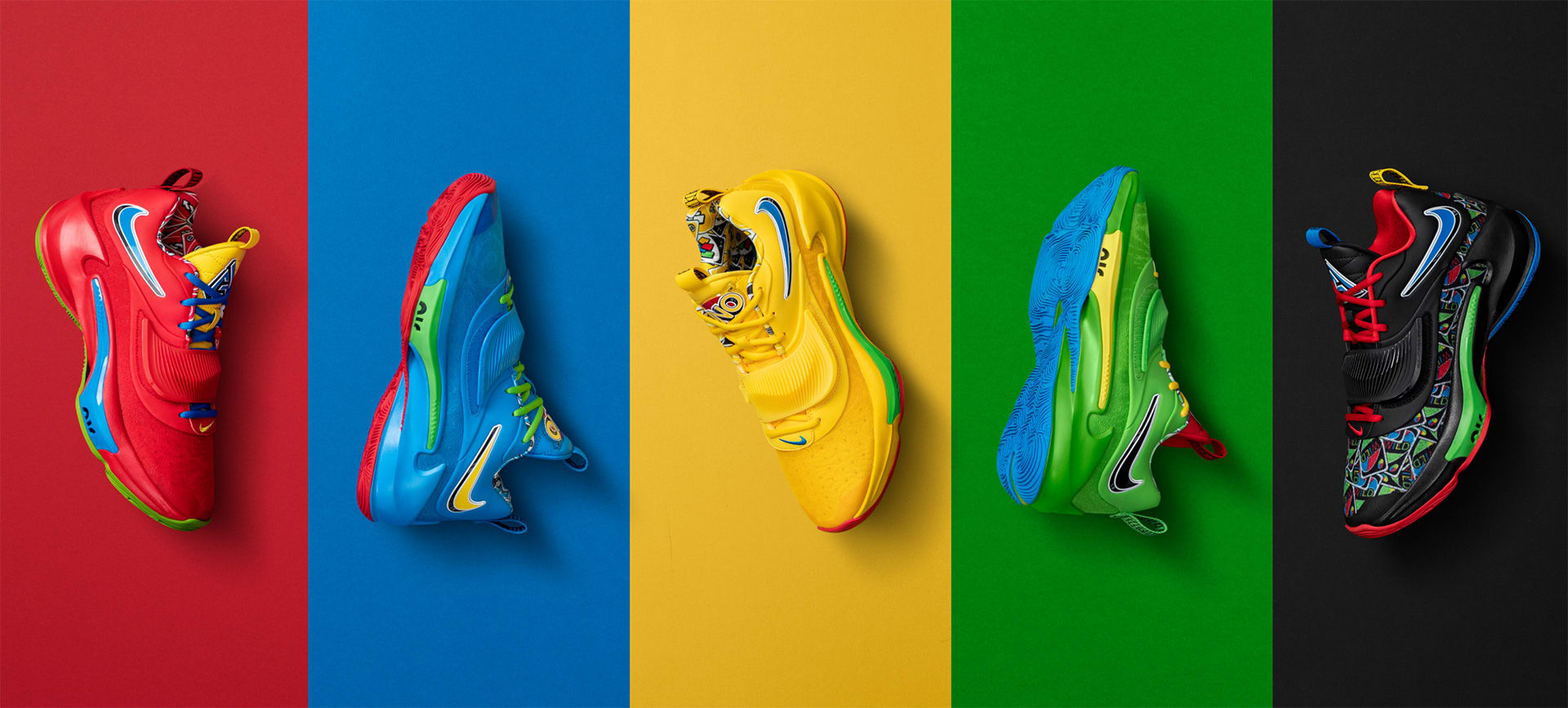 UNO x Nike Zoom Freak 3 Green and Yellow