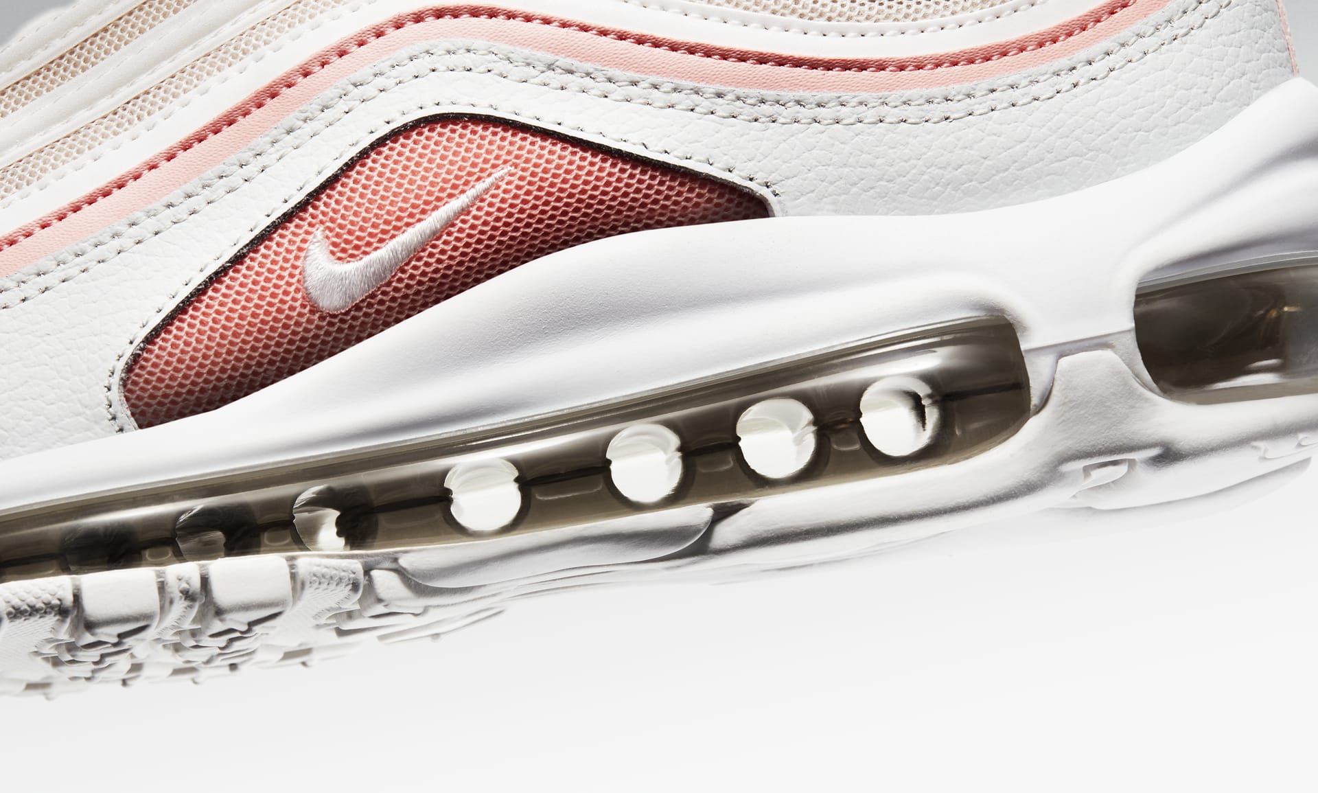 nike air max 97 womens white red