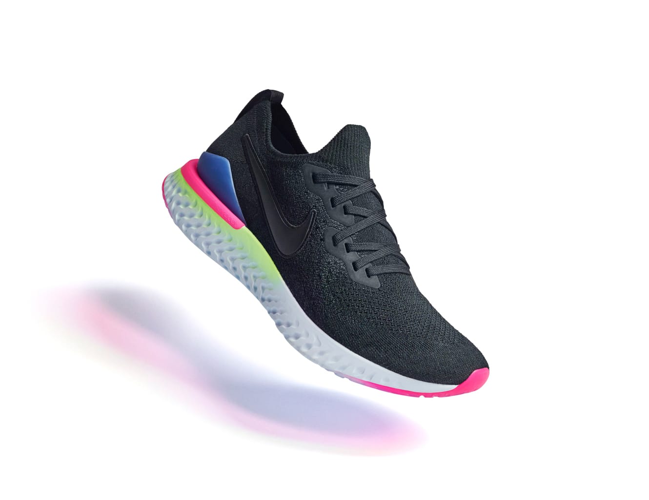 Round Toe Men Nike Epic React Flyknit Running Sports Shoes