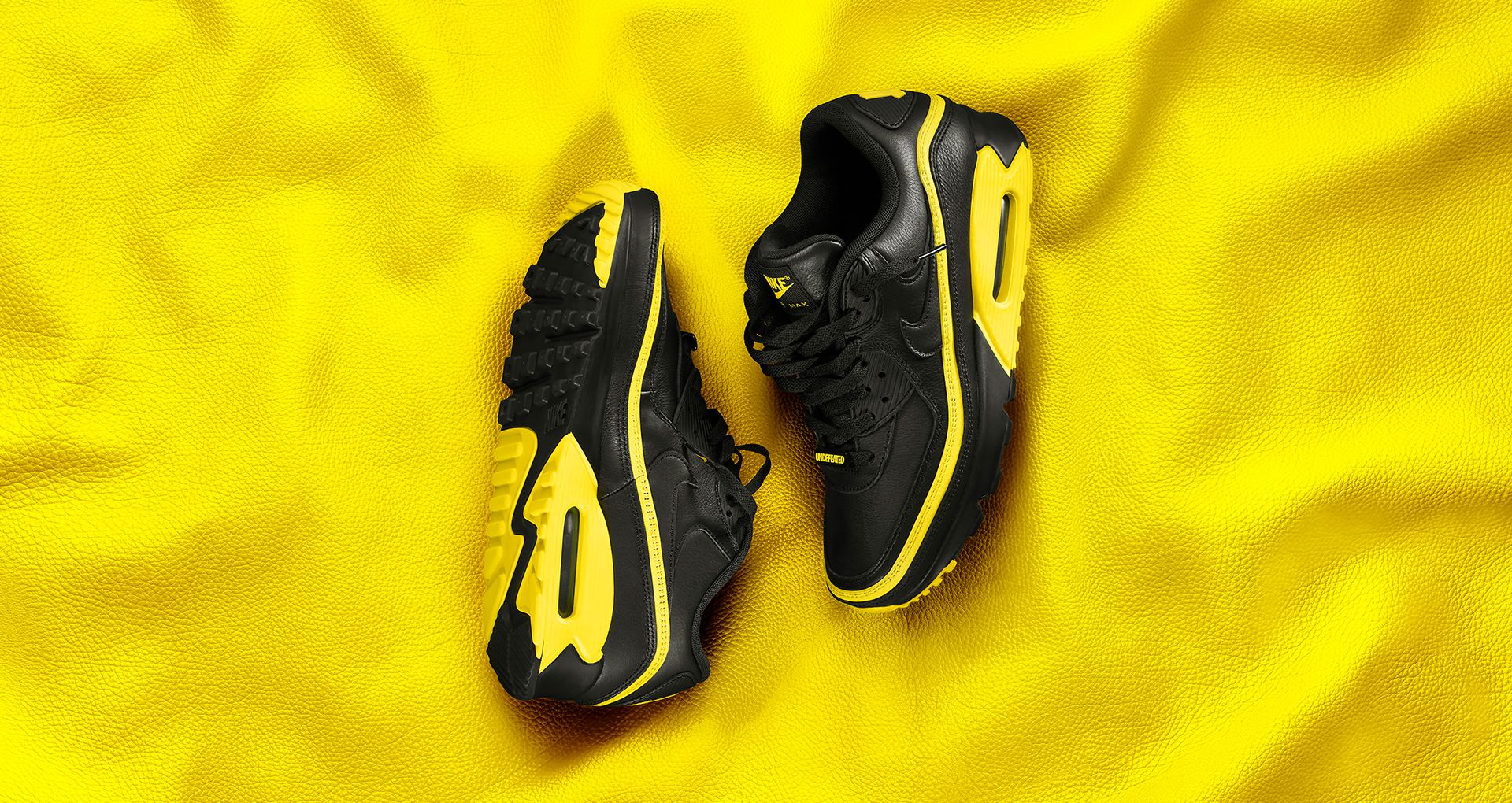 nike air max 90 black yellow