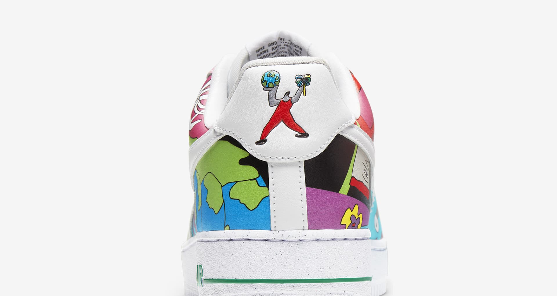 靴 NIKE Air Force Ruohan WangCZ3990-900 27 Nike Air Force 1 Low x Ruohan Wang Multi-Color CZ3990-900