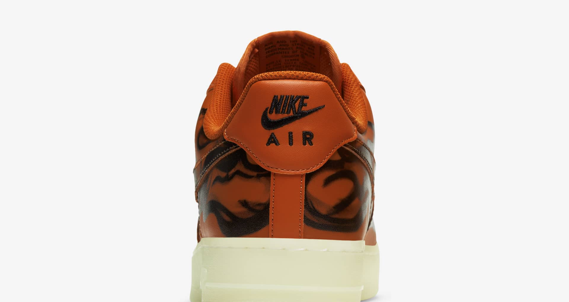 nike air force 1 skeleton orange stockx