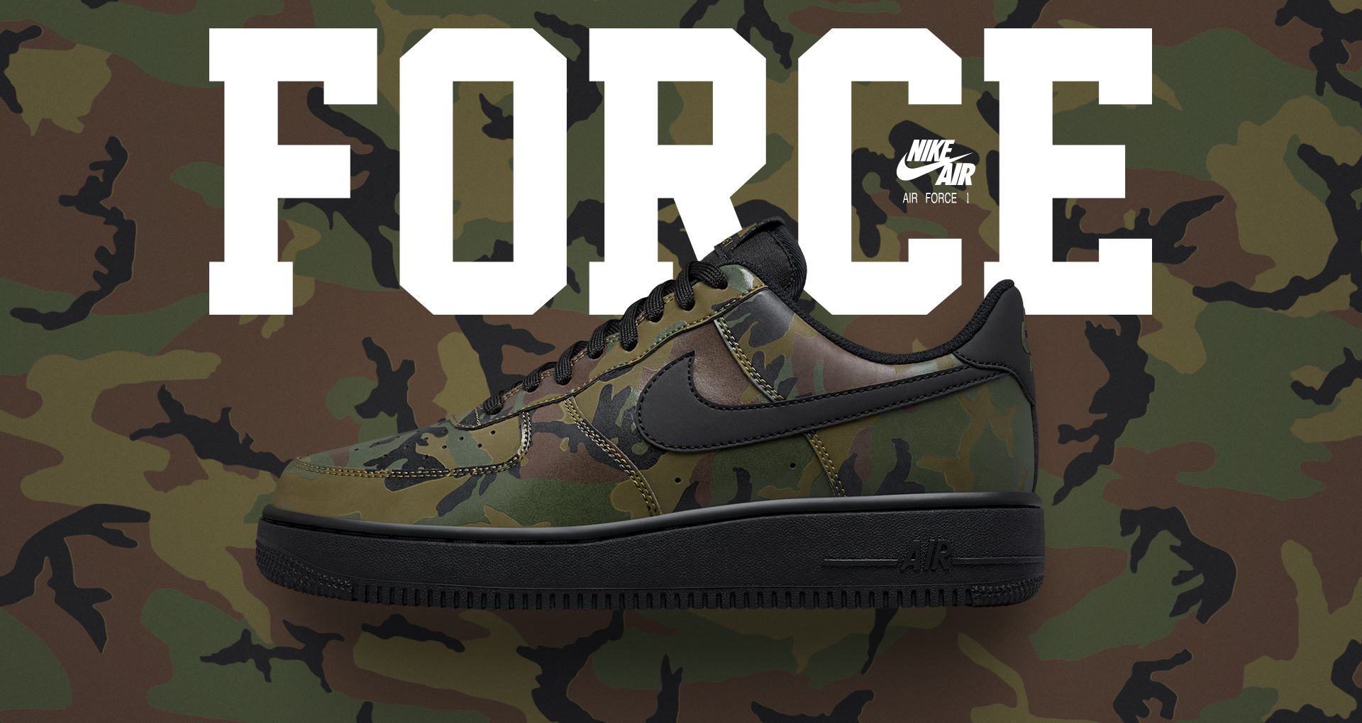 nike air force 1 woodland camo