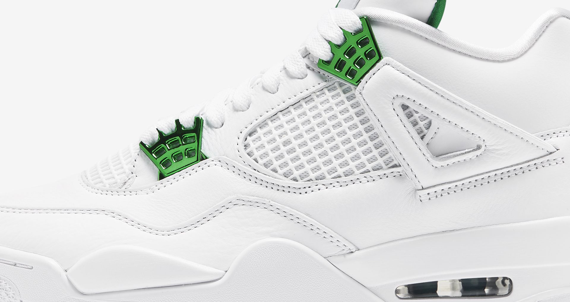 men air jordan 4 green metallic