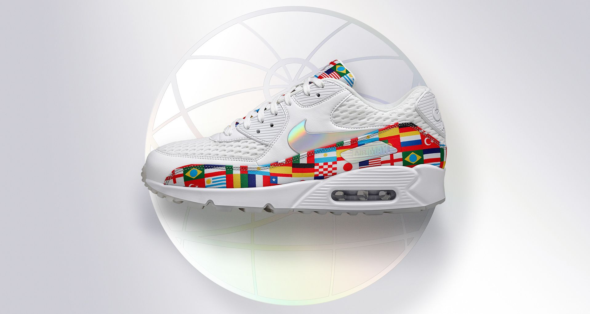nike air max white multicolor