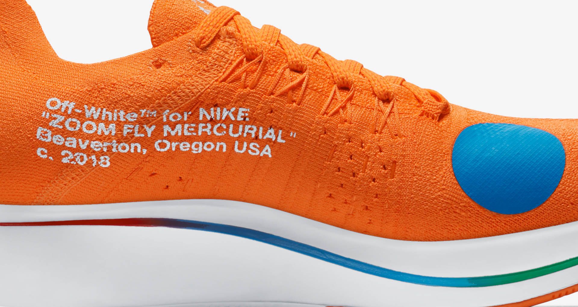 nike zoom mercurial flyknit off white