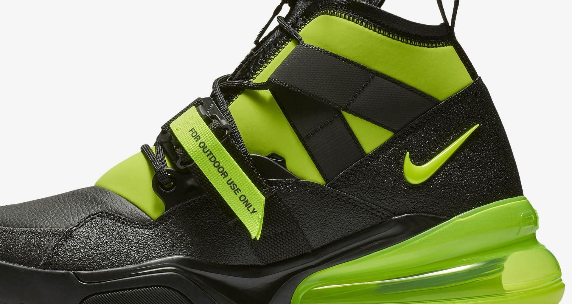 nike air force 270 utility black volt