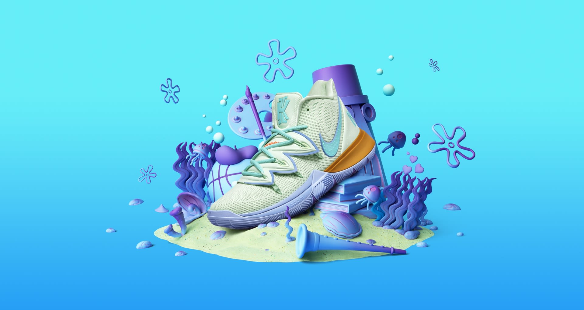 Kyrie 5 'Squidward Tentacles' Release Date. Nike SNKRS ID