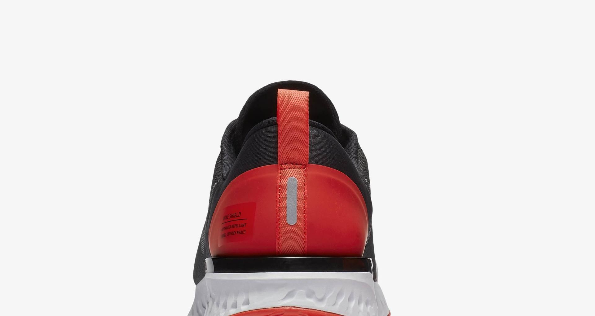 Nike Odyssey React Shield 'Black & Habanero & Vast Grey' Release Date ...