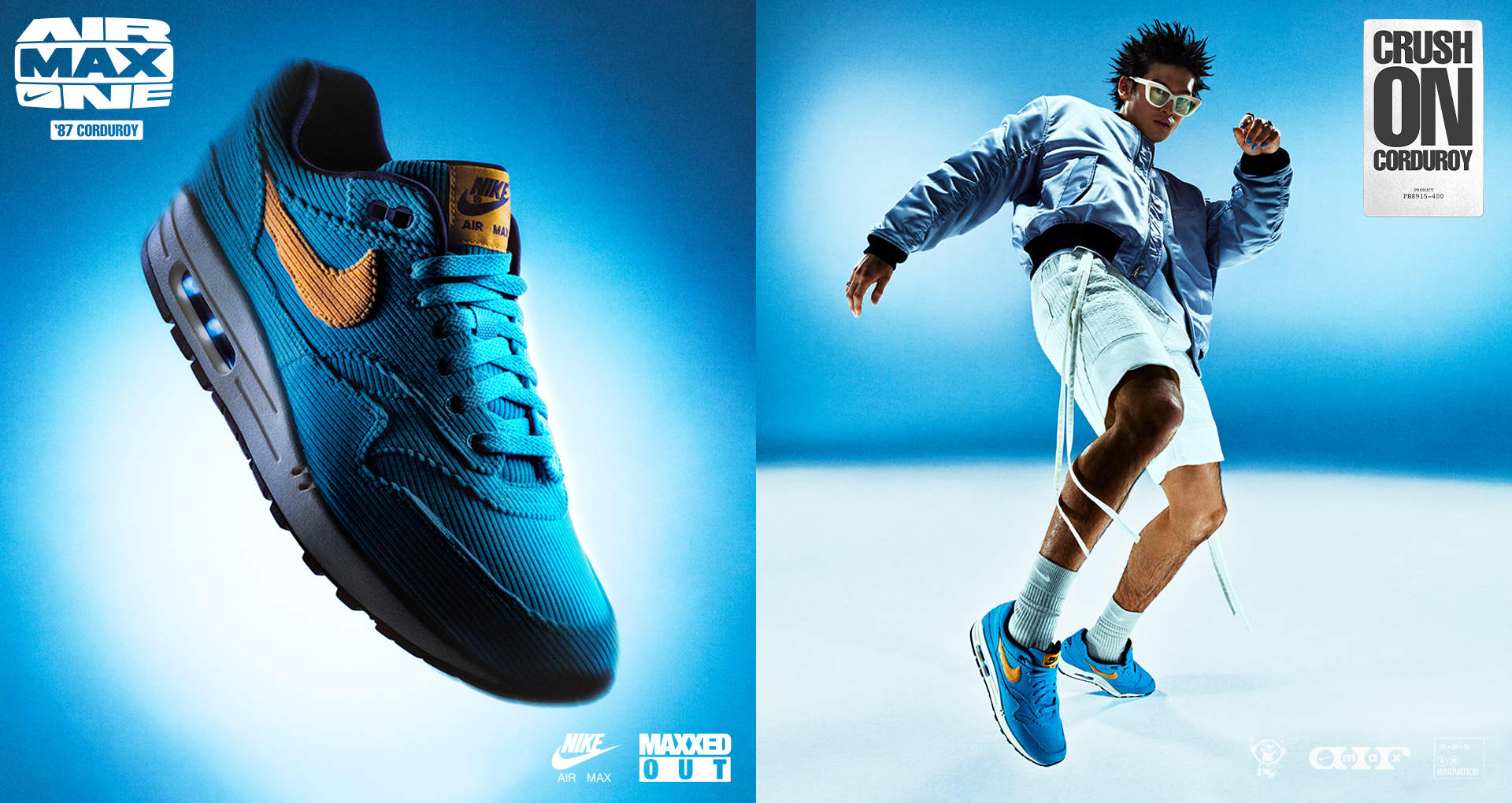 bespoke air max 1 corduroy