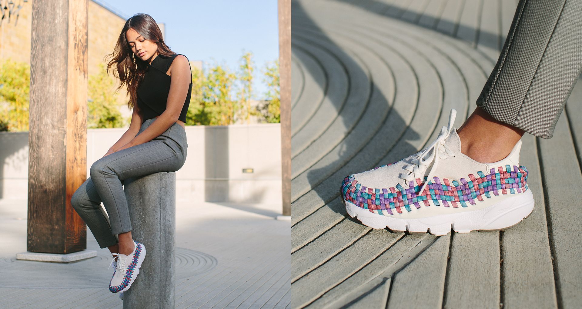 Women's Nike Footscape Woven 'Sail & Orchid Mist'. Nike SNKRS