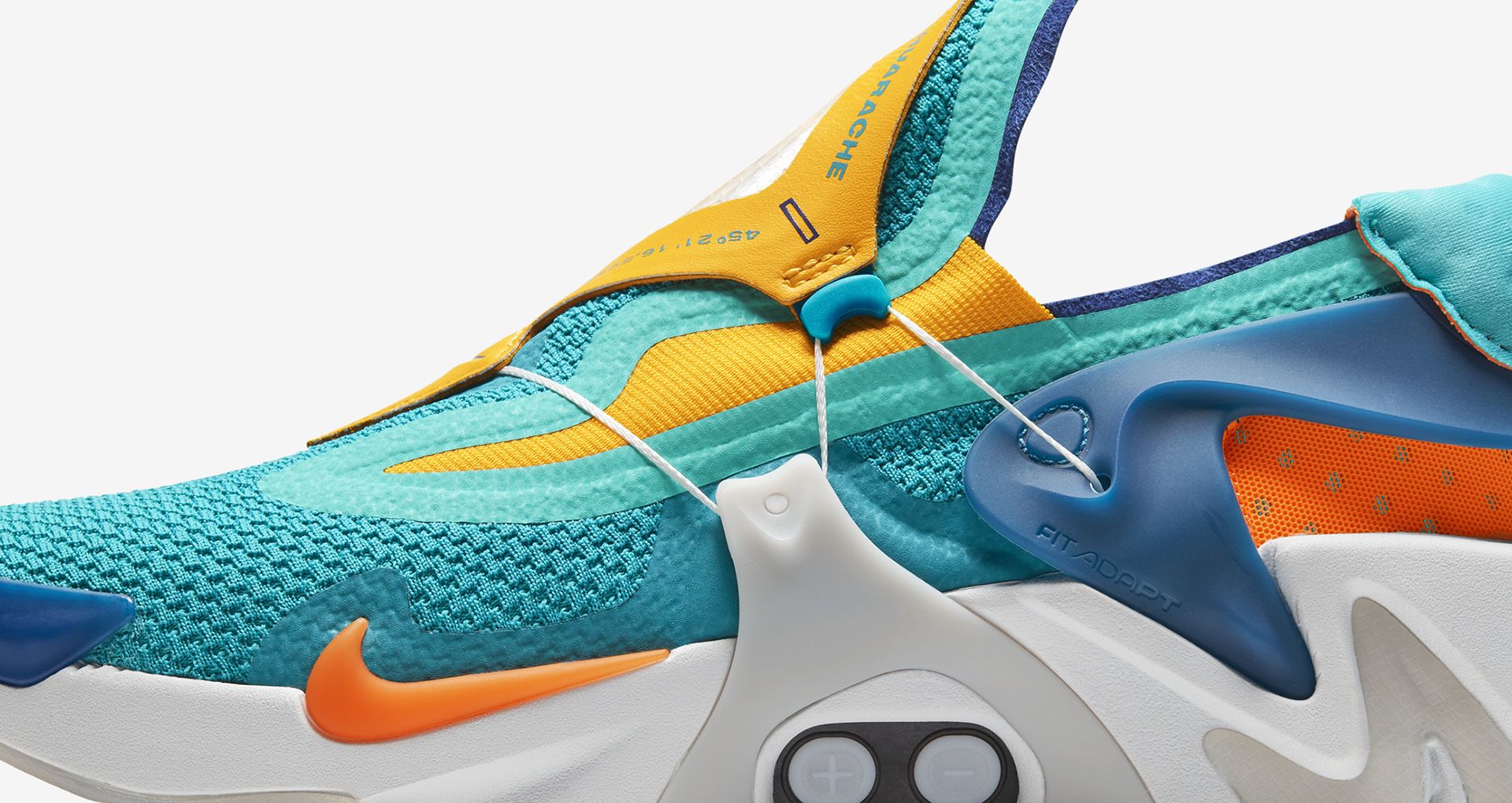 Adapt Huarache 'Hyper Jade/Total Orange' Release Date. Nike SNKRS