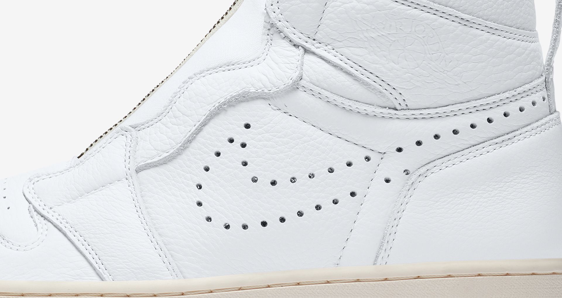 jordan 1 retro high zip white university red