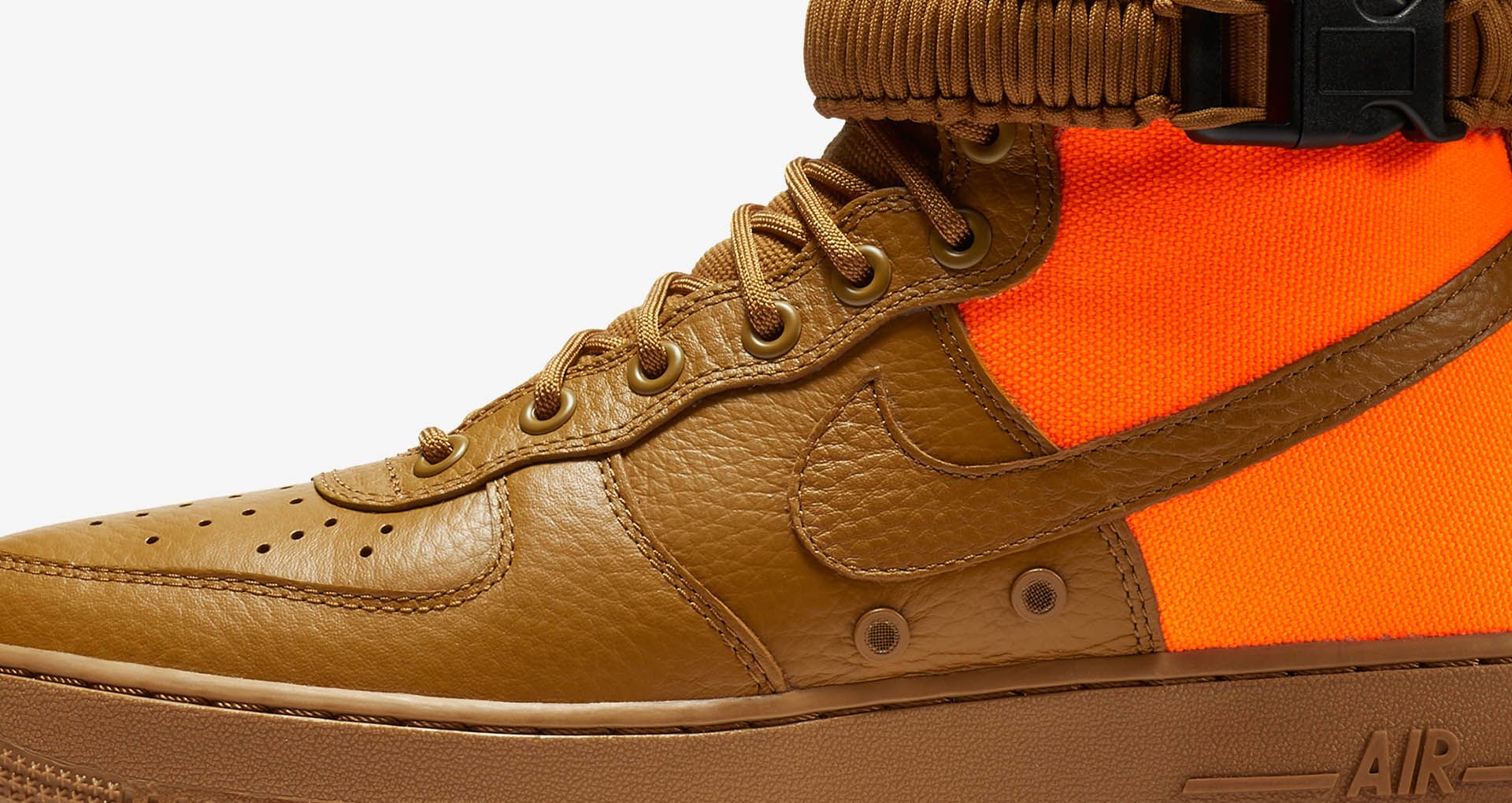 SF AF1 'Desert Ochre & Total Orange' Release Date.. Nike SNKRS BE