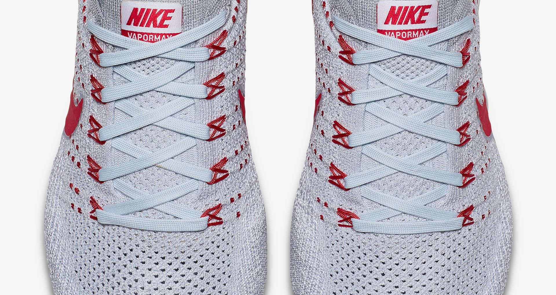 air vapor max white and red