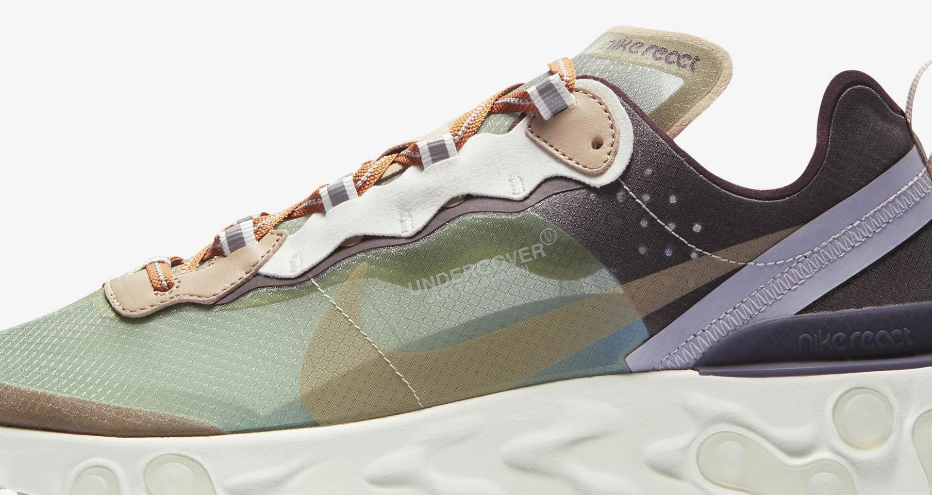 nike react army green
