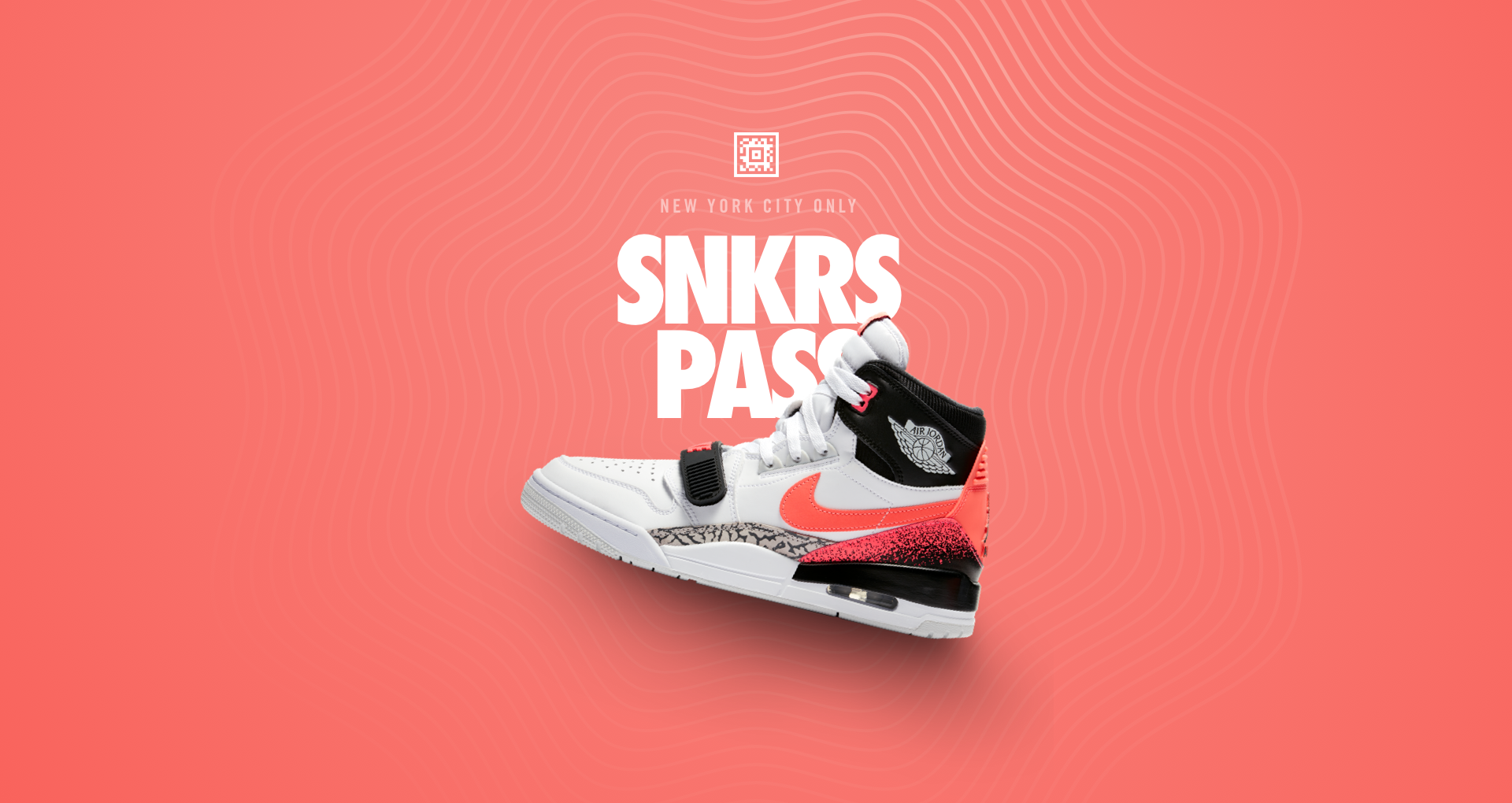 Air Jordan Legacy 312 'Hot Lava' SNKRS Pass 21 Mercer. Nike SNKRS