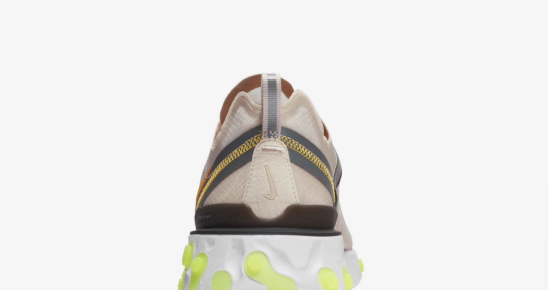 Nike React Element 87 'Light Orewood Brown, Volt Glow & Cool Grey ...