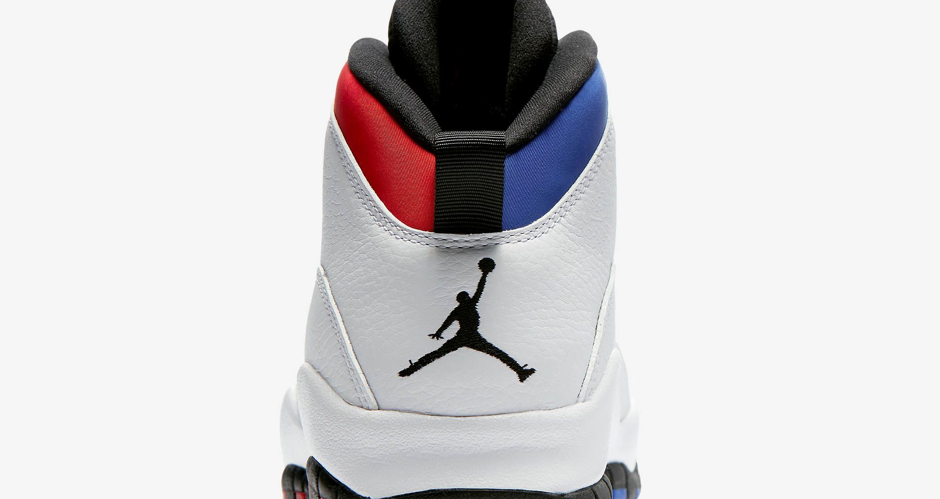 jordan 10 white red blue