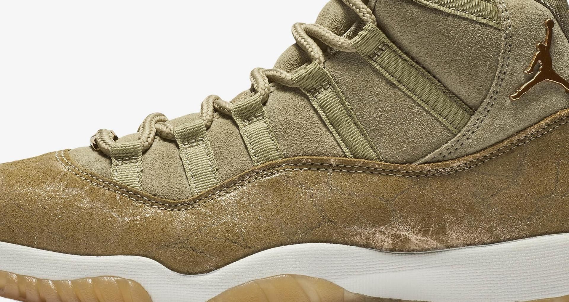 jordan 11 womens olive