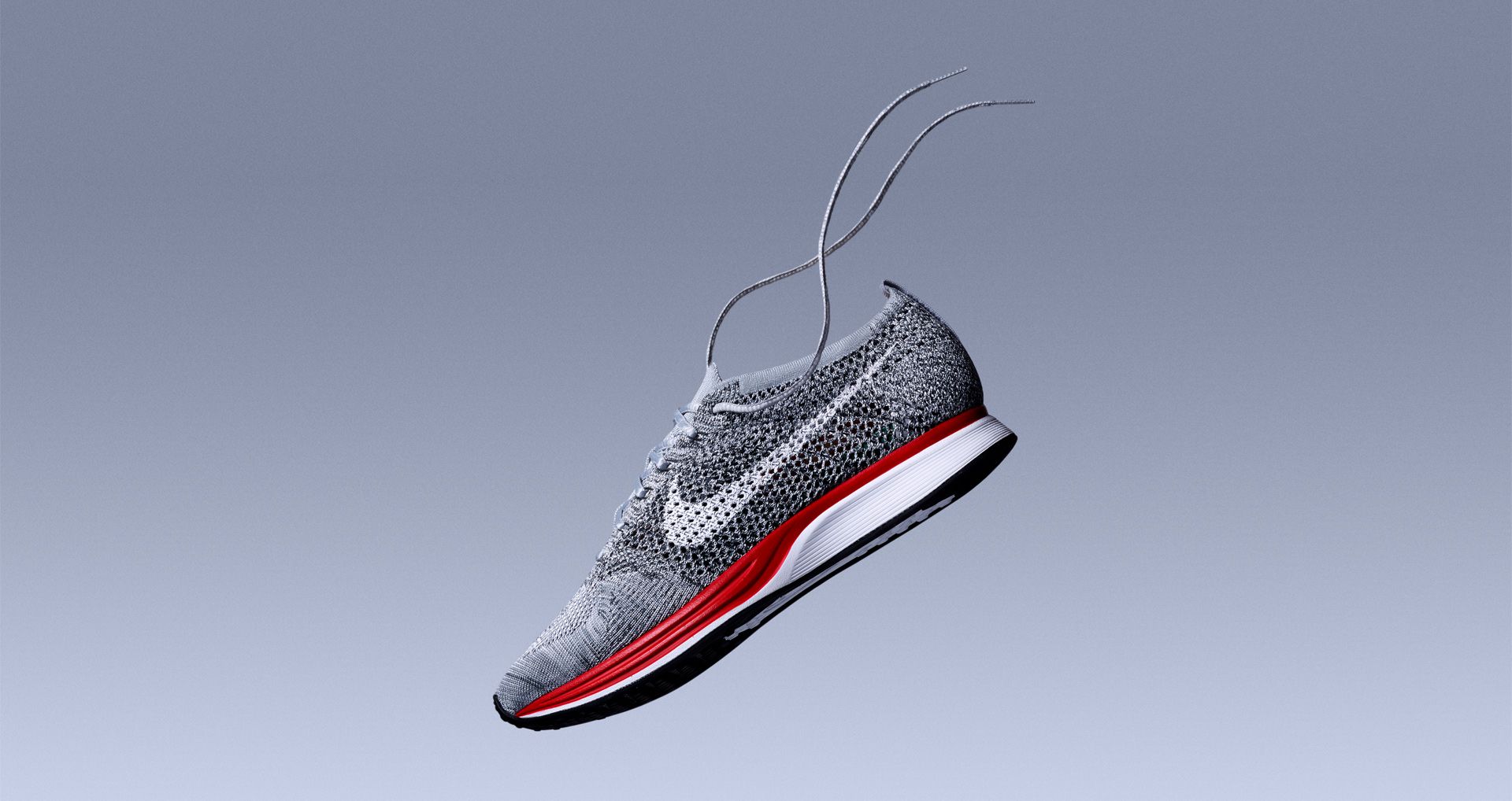 nike flyknit racer dark grey