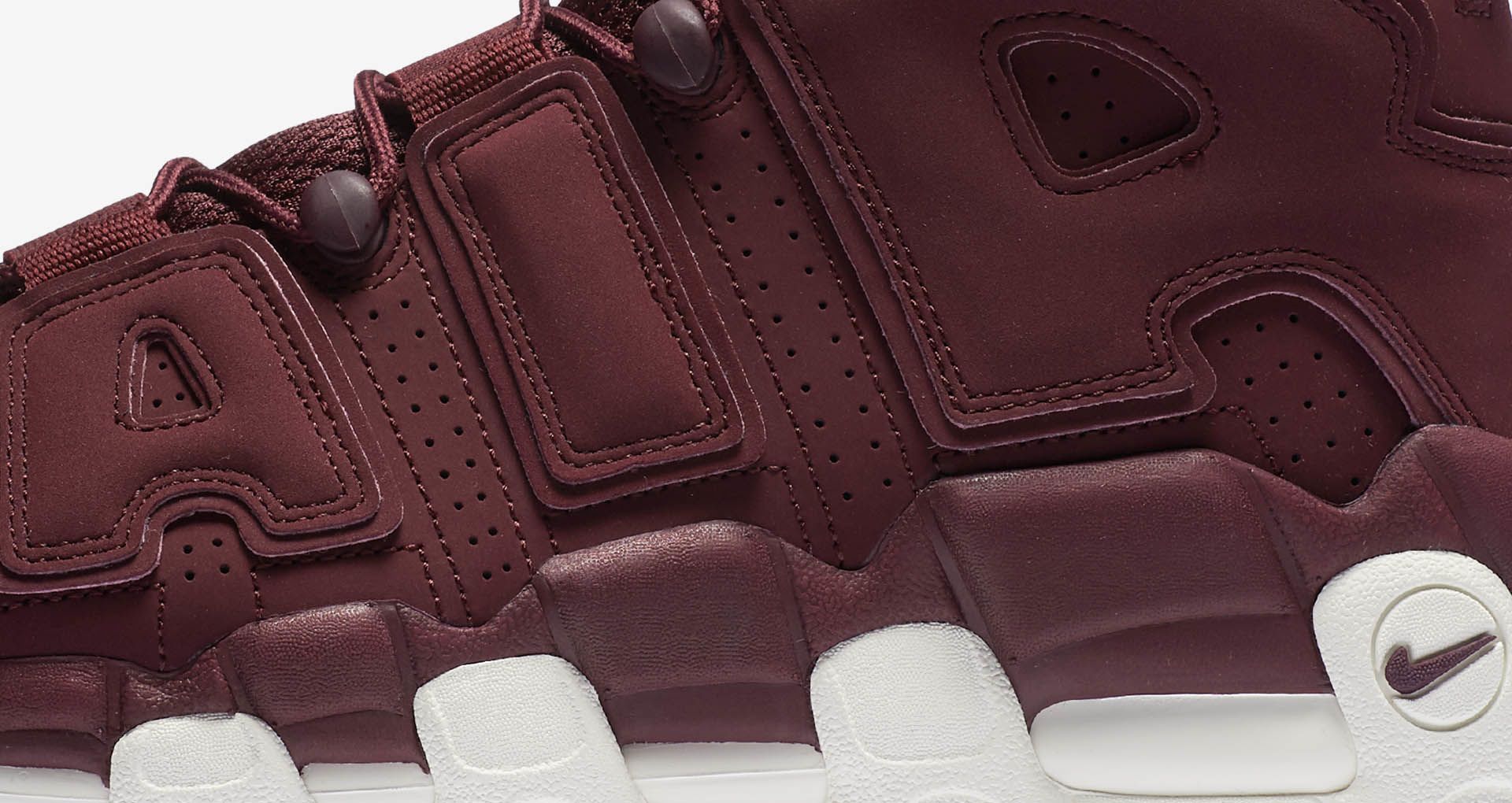 nike air more uptempo night maroon