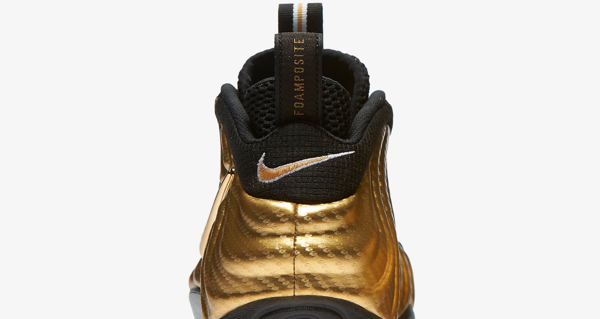 metallic gold foamposite pro