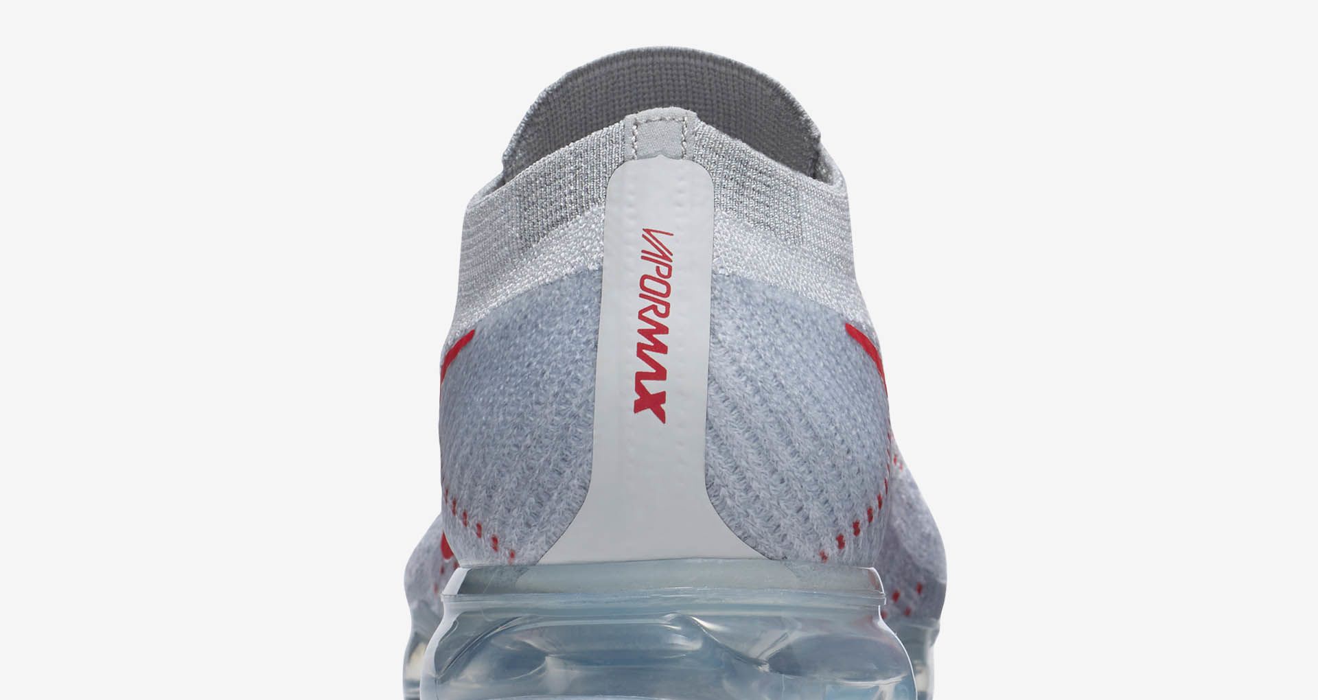 red and gray vapormax